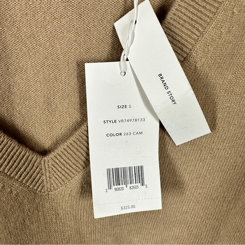 NWT Vince Cashmere Weekend V-Neck Sweater sz SP - Picture 5 of 9